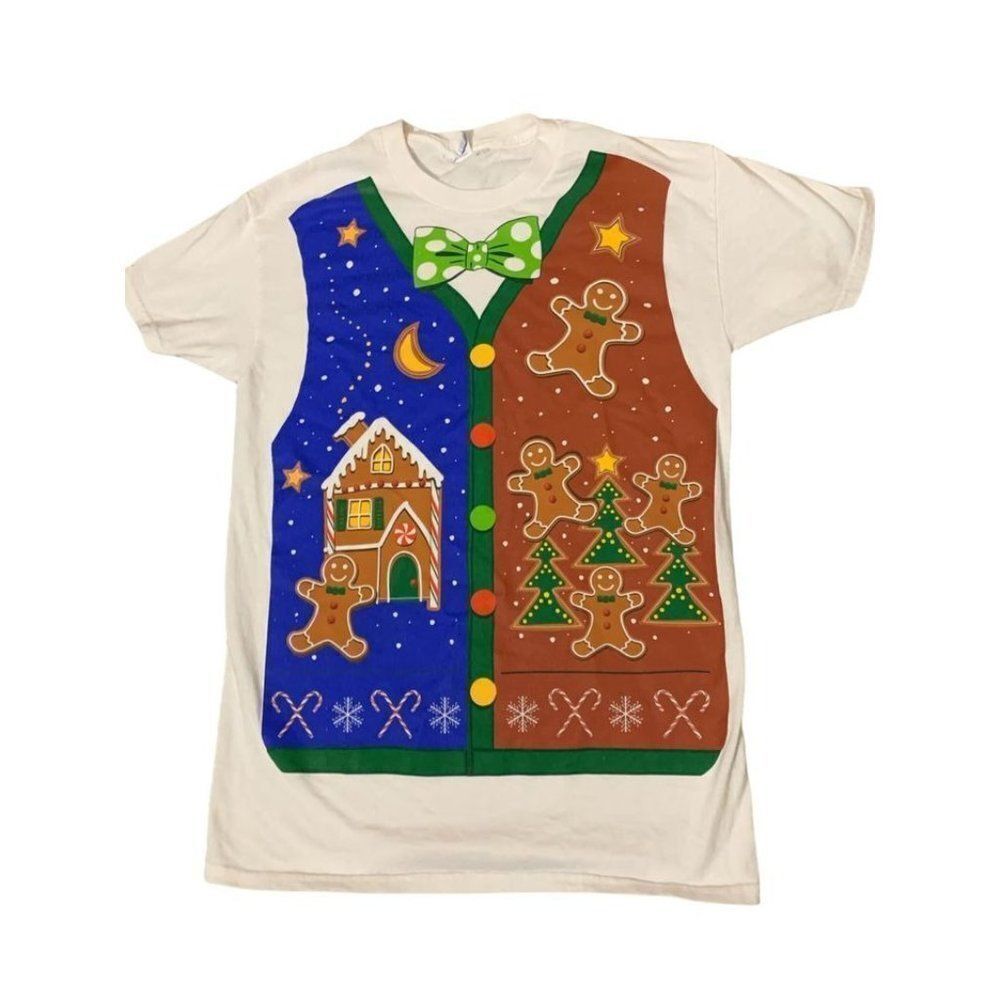 Adult Small Ugly Christmas T Shirt